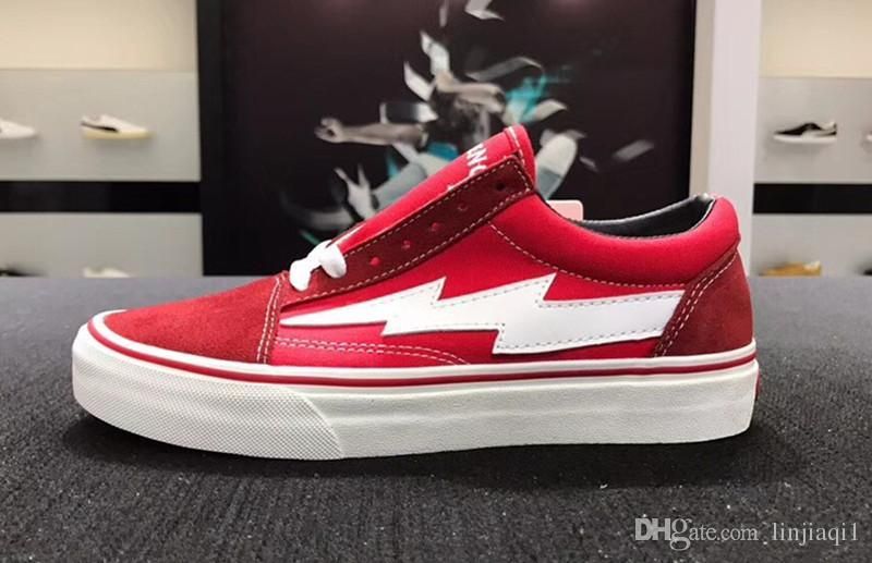 vans eclair rouge
