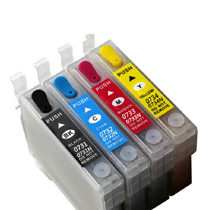 Compra T0731N T0734N Cartucho De Tinta Recargable Vacío Compatible Con EPSON  STYLUS TX200 TX410 TX400 OFICINA TX300F Chip De Reinicio Automático Barato  | Entrega Rápida Y Calidad | Es.Dhgate