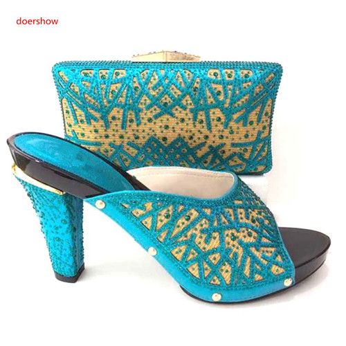 Sapatos Africanos E Sacos De Harmonização Italiano Sapato E Bolsa Set Para  A Festa Em Mulheres De Alta Qualidade Sapatos E Bolsas De Casamento Africano  A1 25, Gênero Melhor Qualidade E Preço