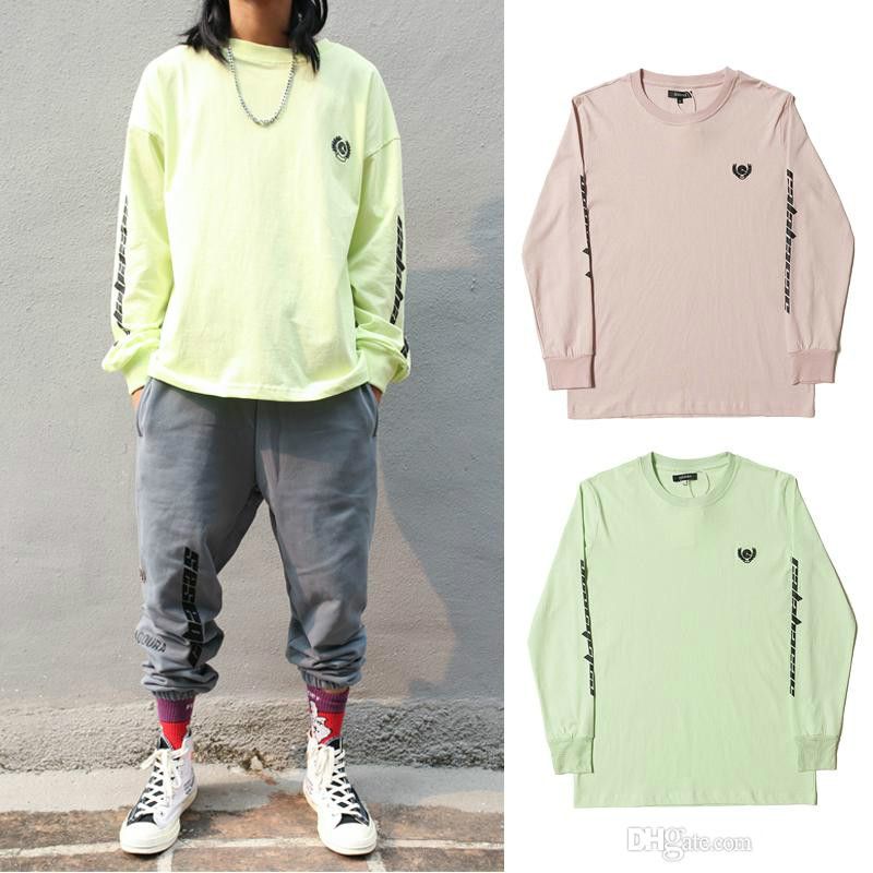 Yeezy Mens Season 6 Long Sleeve Calabasas T-Shirt S Gray