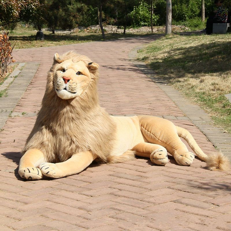 large lion toy