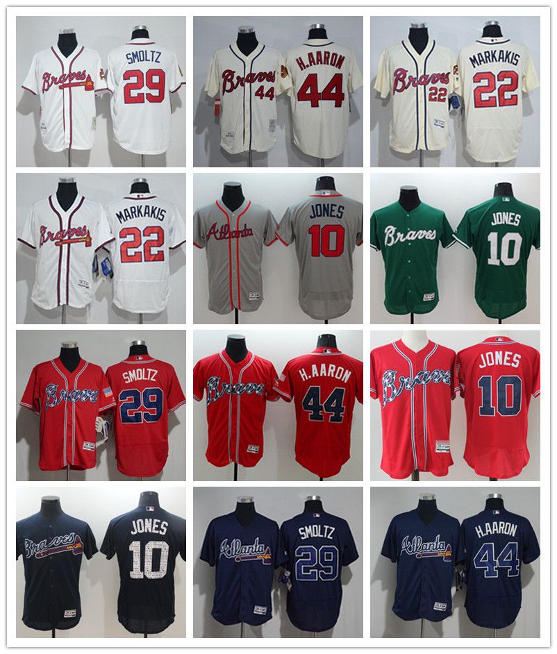 chipper jones red jersey