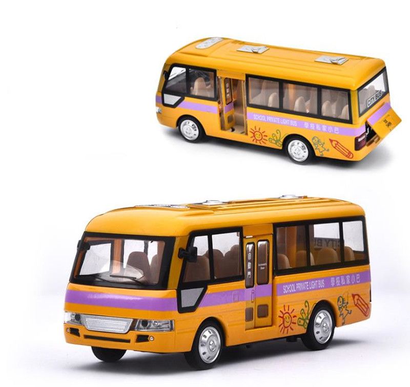 metal toy bus
