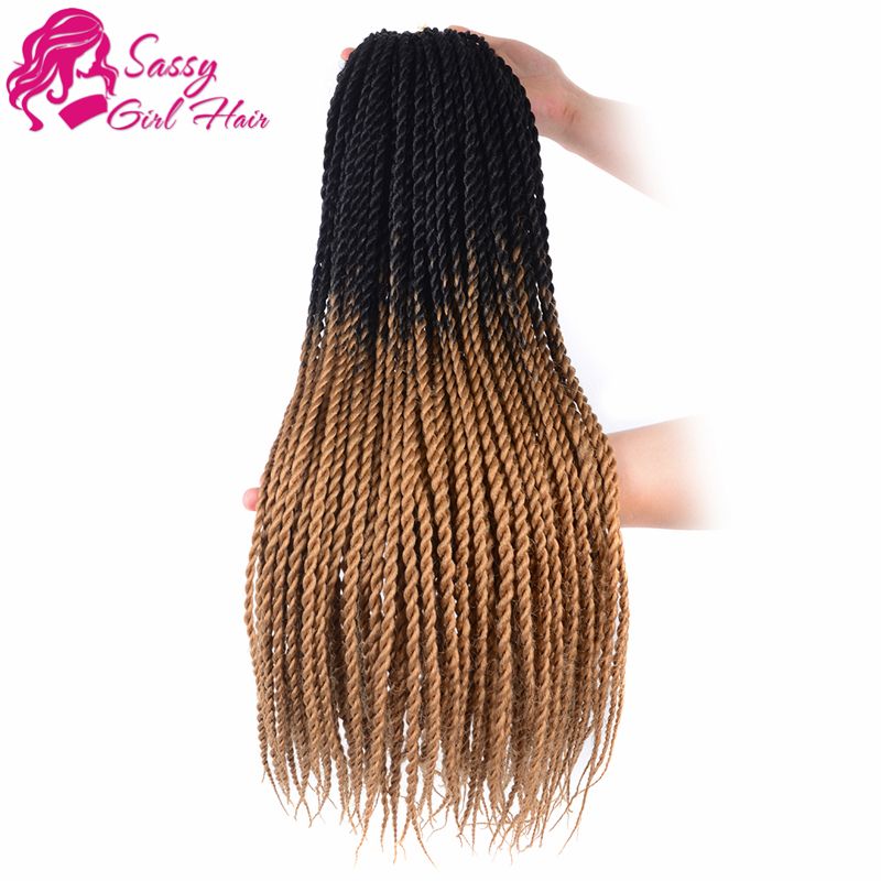 2020 5packs 24 Senegalese Twist Crochet Hair Braids Twist Crochet