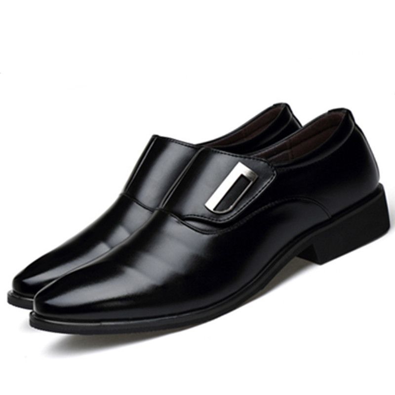 mens formal shoes black leather