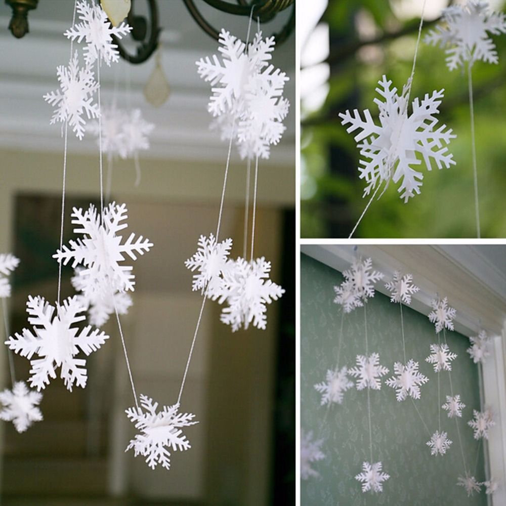 paper garland christmas decorations