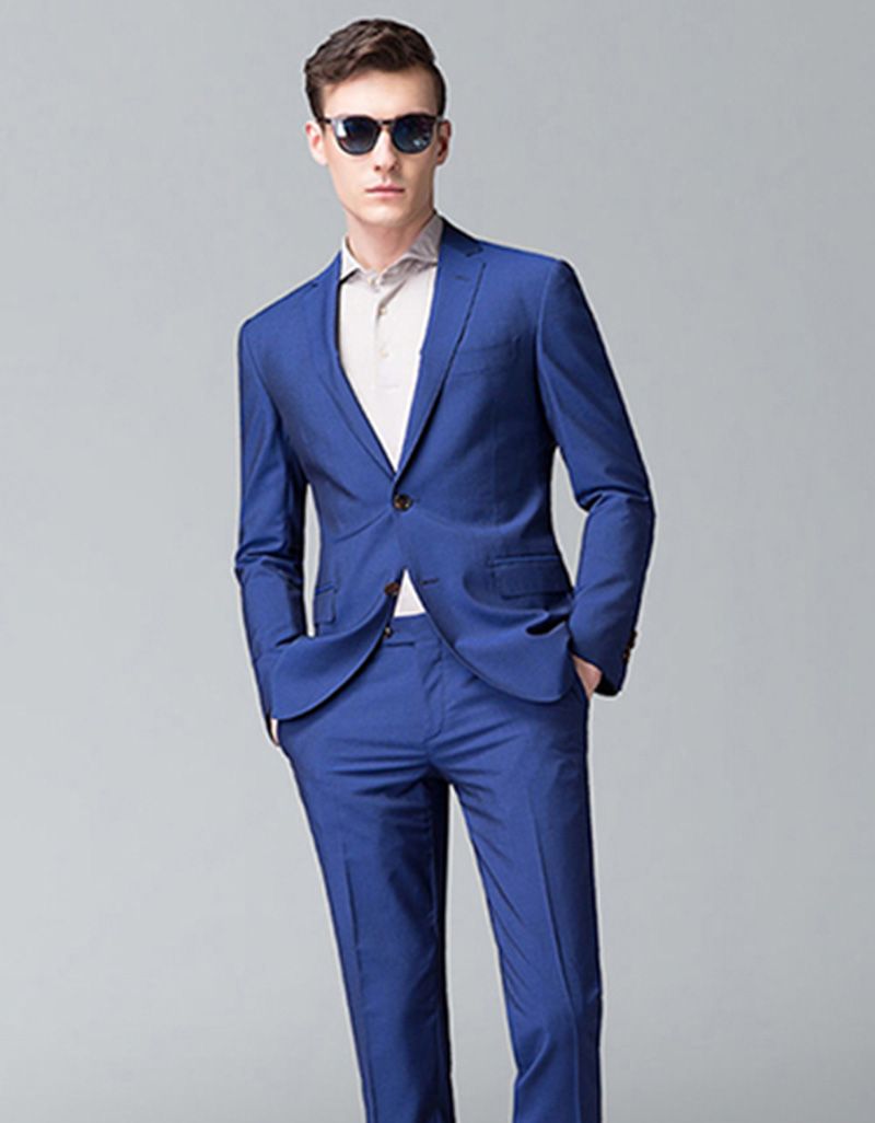 blue smart casual