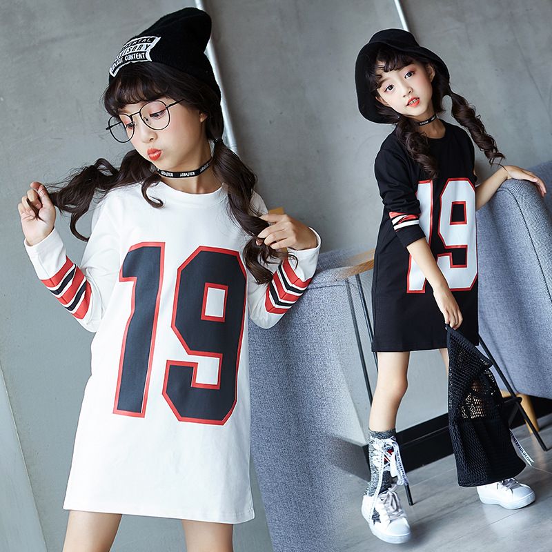 Compre Crianças Meninas Vestido De Algodão De Manga Longa Roupas Meninas Outono Casual Crianças Meninas Vestido 5 6 7 8 9 10 11 12 13 14 15 Anos De Sto6, $296,69 | Pt.Dhgate.Com