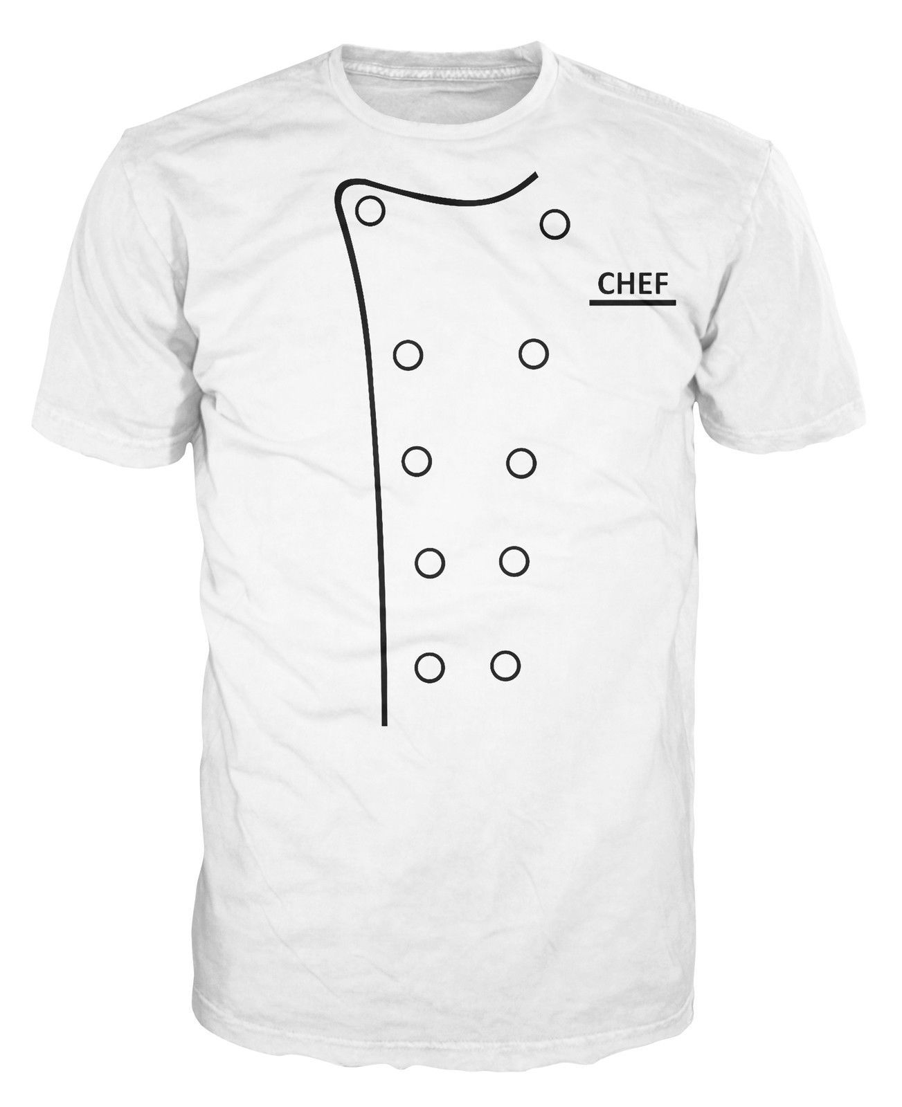 Kitchen Decor Boys and Girls All Over Print T-Shirt,Crew Neck T-Shirt,Chef Hat a