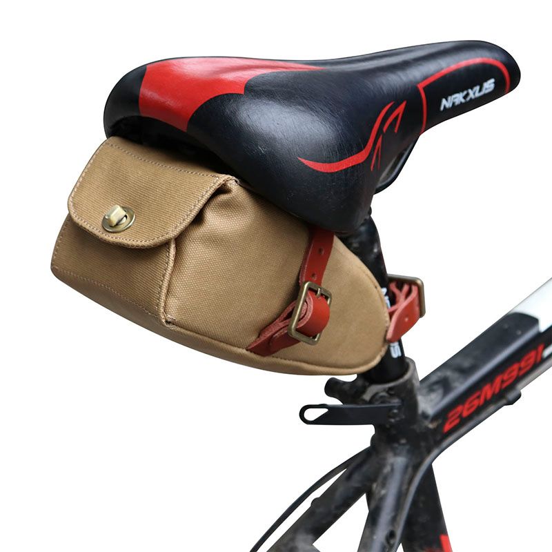 leather bicycle seat bolsa