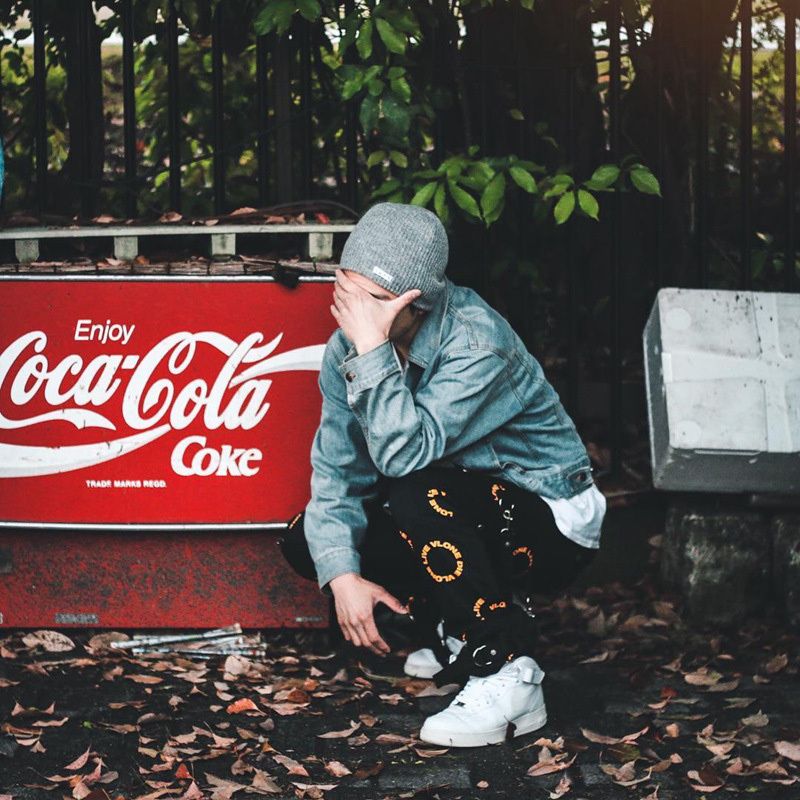 VLONE Bondage Cargo Pants Retro Street 