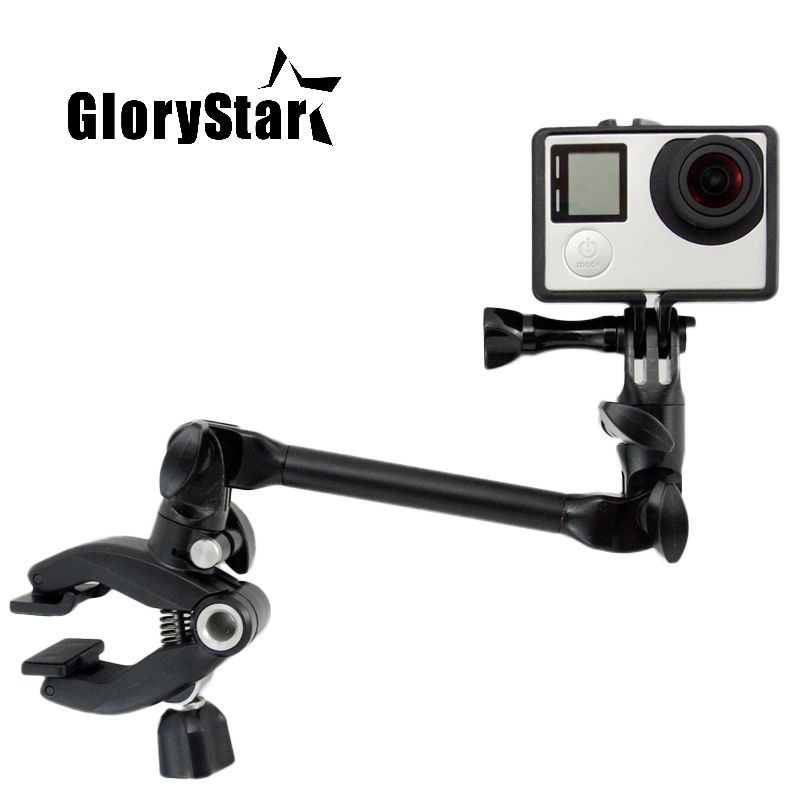 4 5 Cámara 360 ° giratorio montaje en superficie de casco giratorio Para GoPro Hero 1 2 3 3