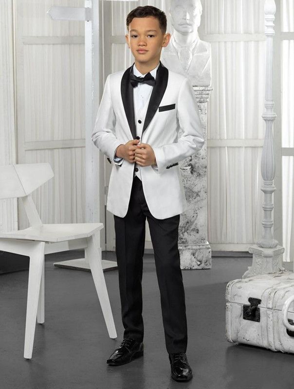Acquistare Tuxedo Bianco E Nero Ragazzi Smoking Su Misura Ragazzo Abiti Da  Cena Ragazzi Abiti Formali Smoking Bambini Smoking Formali Abiti Occasioni  Ragazzo Giacca + Pant + Cravatta Economico | Consegna Veloce