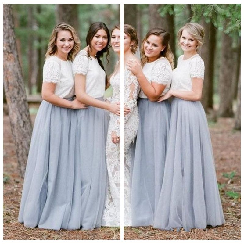 bridesmaid long skirt and top