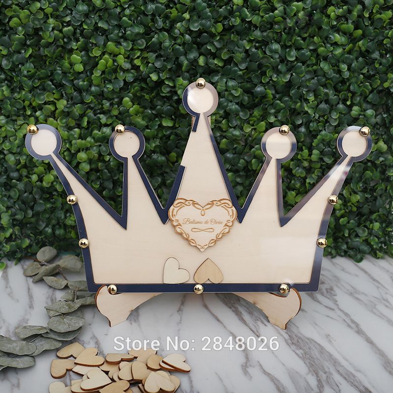 2019 Rustic Wooden Wedding Crown Guest Book Drop Box Baptism Guest 2019 Rustic Wooden Wedding Crown Guest Book Drop Box Baptism Guest