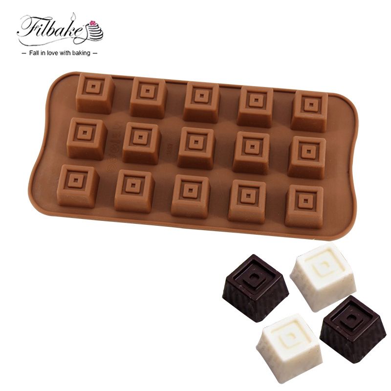 square chocolate mold