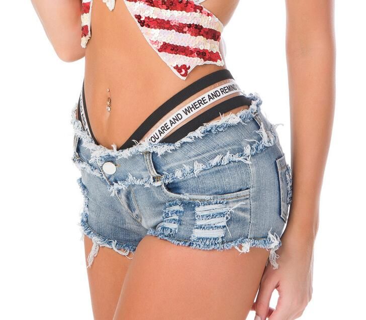 Acquistare Pantaloncini Jeans Donna Pantalone Jeans A Righe Pantalone  Bikini Sexy Pantaloncini Pantalone Donna A Vita Bassa A Vita Bassa  Economico | Consegna Veloce E Qualità | DHgate Italy