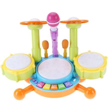 bateria musical bebe