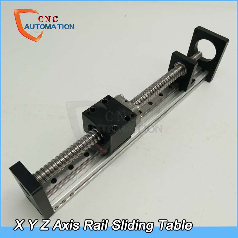 Sliding Table Cross Slide SFU1605 Ballscrew Linear Stage Motion Actuator CNC DIY