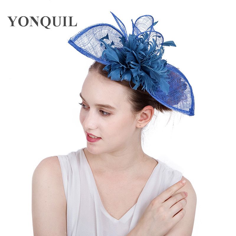 baby blue fascinator hat