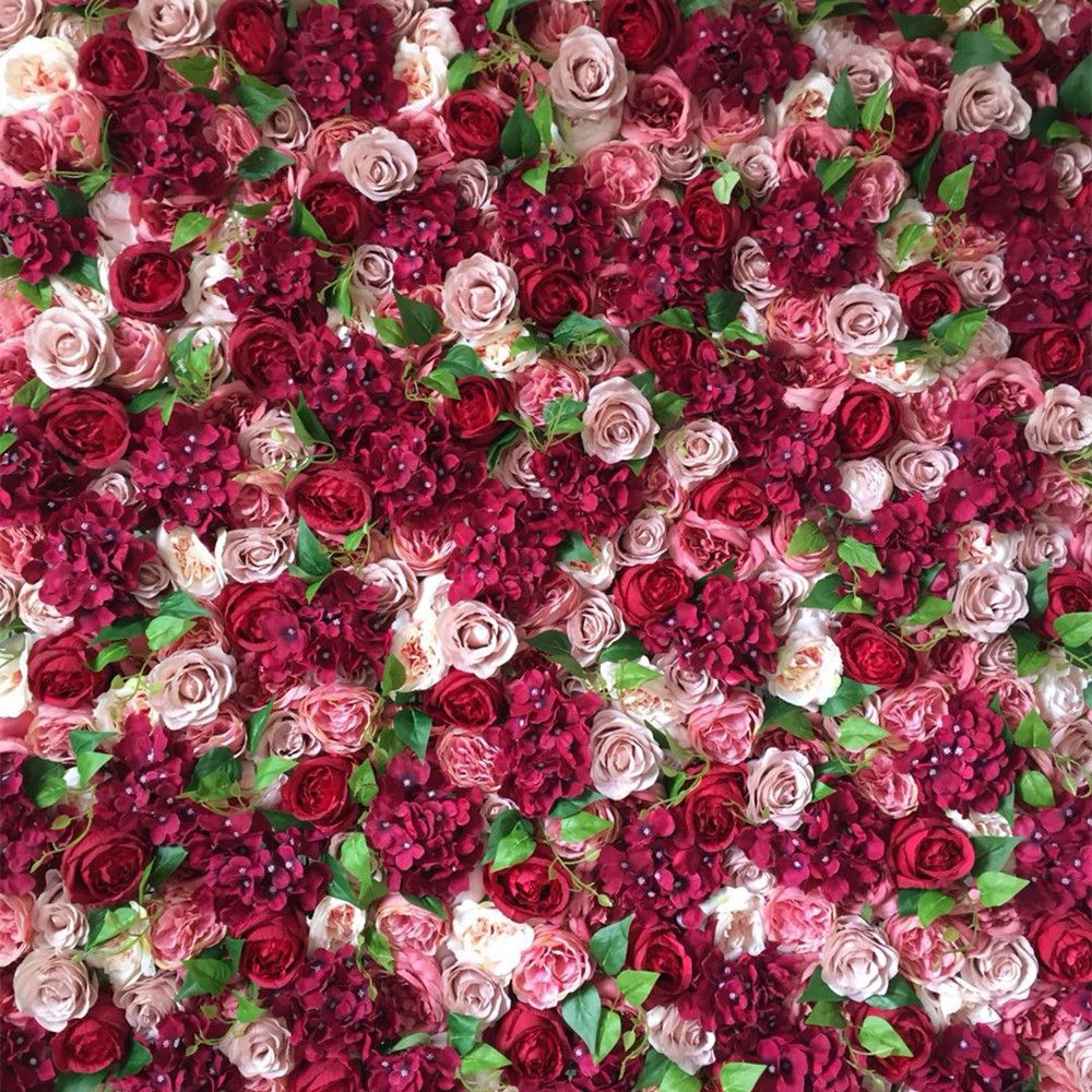 Grosshandel Kunstliche Blumenwand 3d Hochzeit Hintergrund Neue