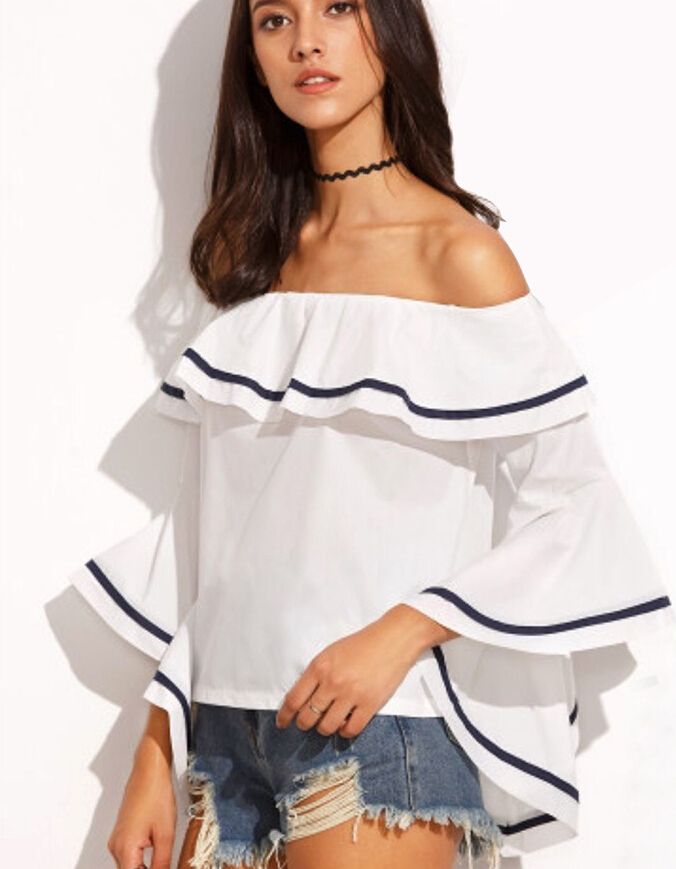 magliette senza spalline