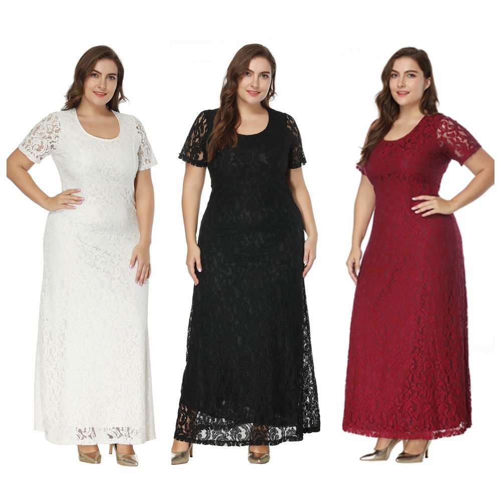 plus size lace dresses for special occasions