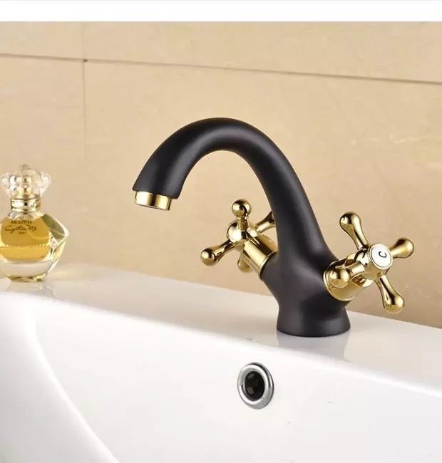 Grosshandel Schwarz Bidet Armaturen Europa Stil Gold Bidet