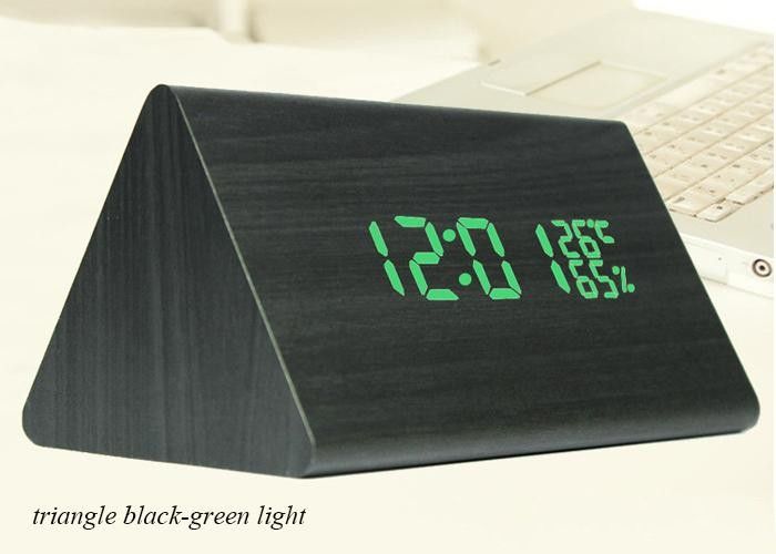Temperature Sounds Control LED electronic desktop Digital Alarm Clock