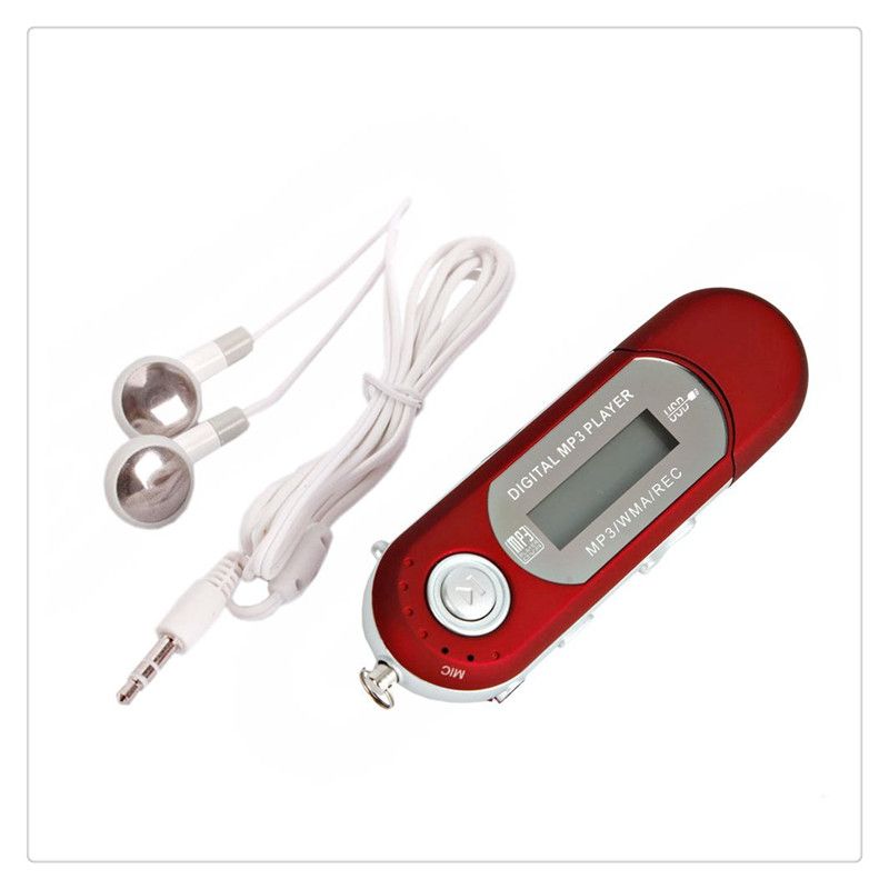 ZICPLAY 2Go MP3 player 2GB FM Voice Recorder Rubber Red 