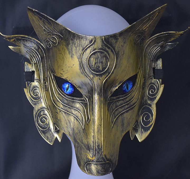 Masquerade Ball WOLF MAN Mask Birthday Bachelor Hallween Costume Prom Party