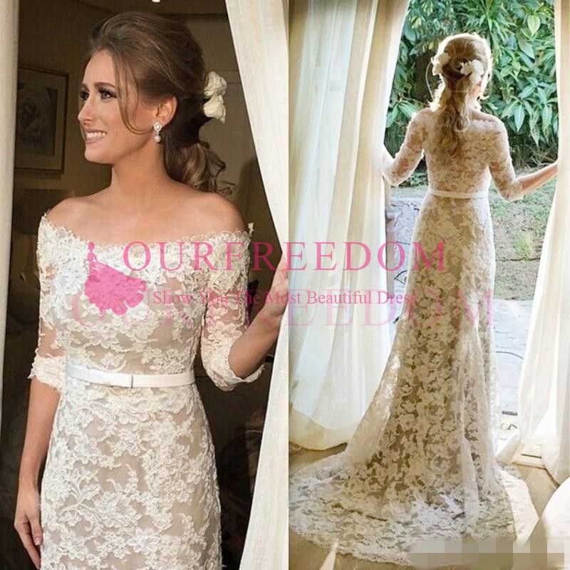 cheap outdoor wedding dresses