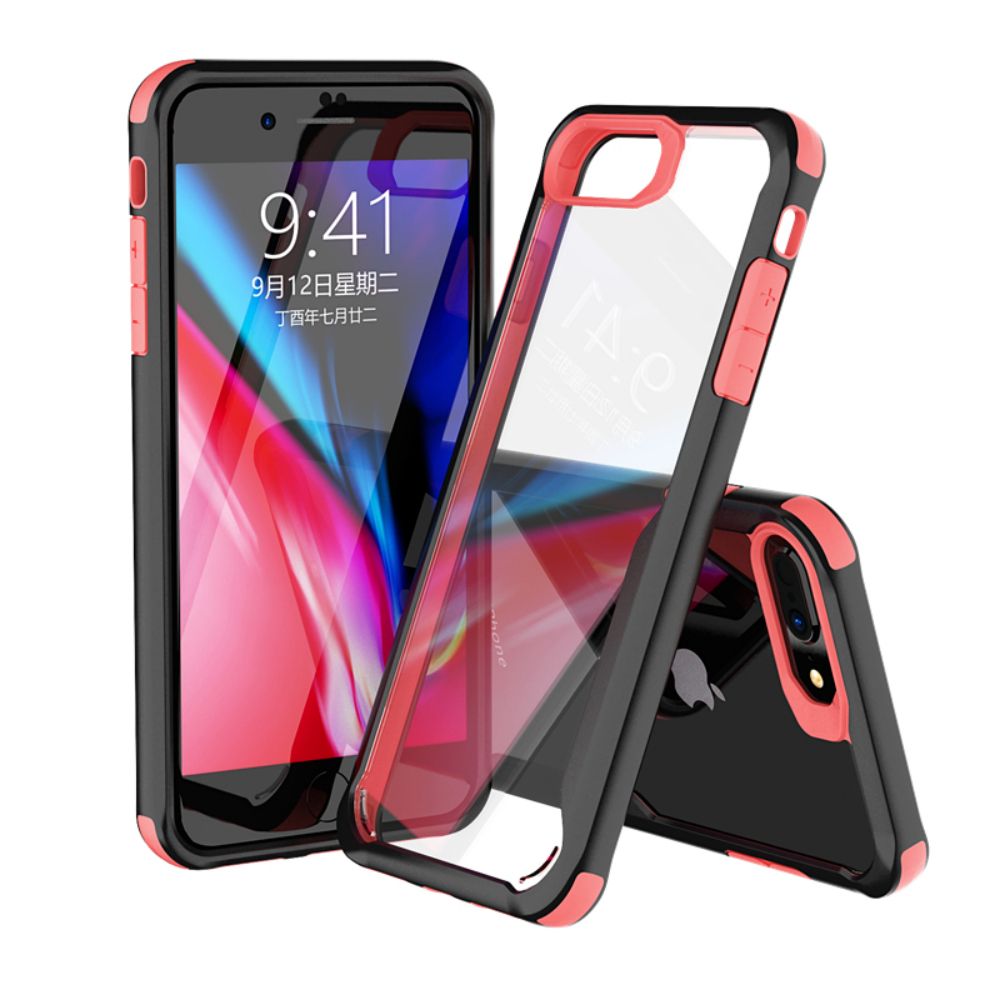 Clear Cell Phone Case For IPhone 6 6s 7 8 Plus Case Anti Scratch