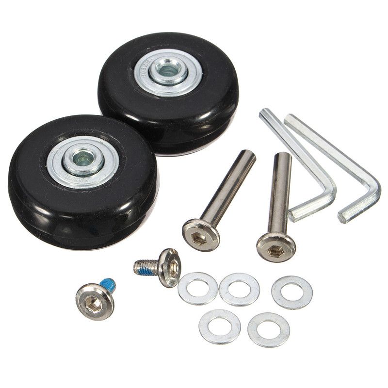 luggage wheel size