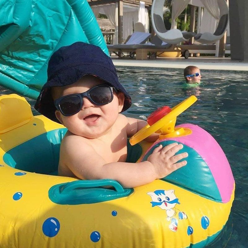 baby pool float with canopy
