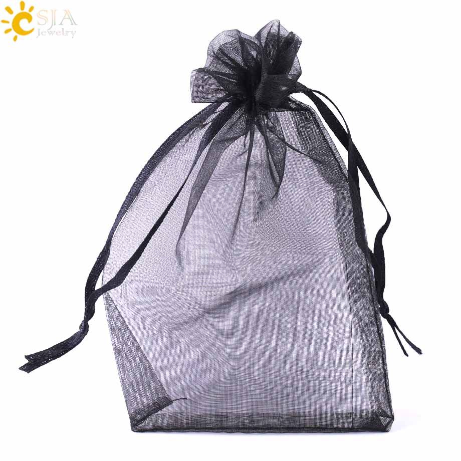 sheer drawstring bolsas