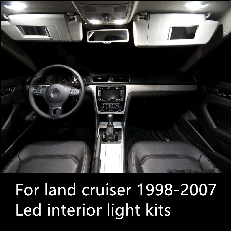 2019 Shinman Errorfree Car Led Bright Interior Map Dome Door Lights Kit Package For Toyota Land Cruiser Accessories 1998 2007 From Molls 18 1