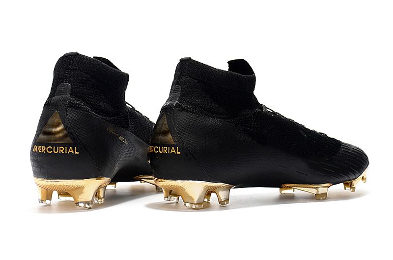 black gold football cleats