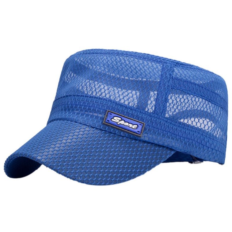 flat brim running hat