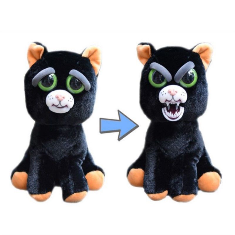 2020 20cm8 Inch Feisty Pets One Second Change Face Animals Plush