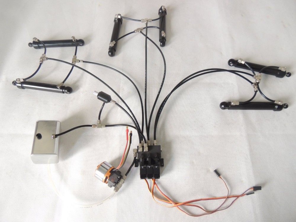 rc hydraulic excavator kit