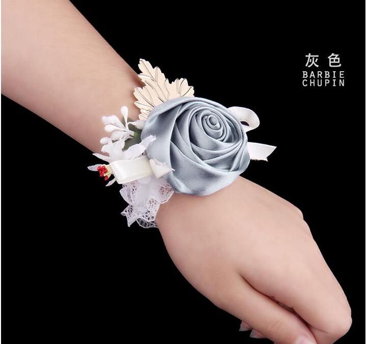 Irrigatie Speciaal bedriegen Goedkoop Bruidsmeisje Meisje Pols Corsage Rose Bloem Organza Kralen Bloem  Hand Bloemen Pols Corsages Bruiloft Benodigdheden Groothandel Bruids Bloemen  Van 10,23 € | DHgate