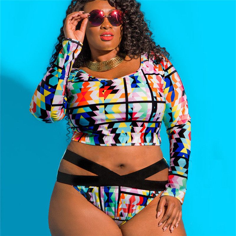 swim crop top plus size