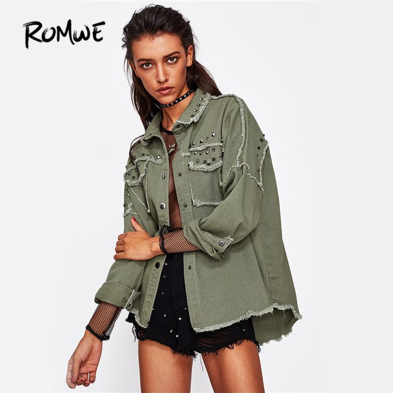 romwe jean jacket