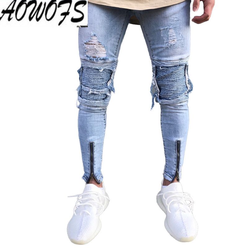 Pantalones rotos hombre 2018