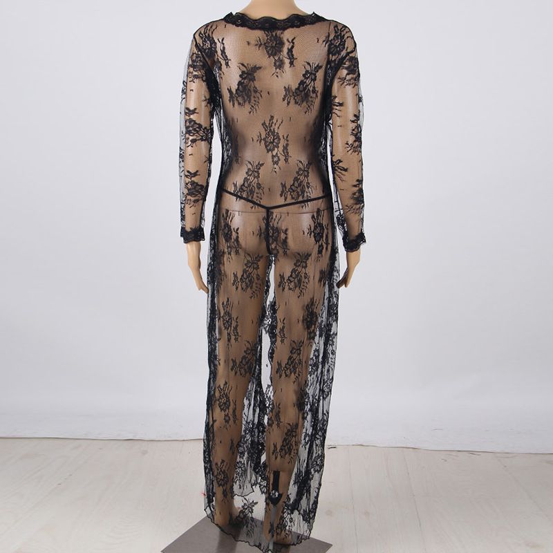 Acquistare Lungo Sexy Donne Dressing Costumi Notte Abito Puro Vestito  Trasparente Della Camicia Da Notte Babydoll Sleepwear Lingerie + Insieme  Della Cinghia Sexy Nero Economico | Consegna Veloce E Qualità | DHgate Italy