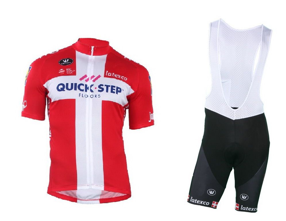 2018 2019 QUICK STEP FLOORS CHAMPION SLEEVE CYCLING JERSEY SUMMER CYCLING WEAR ROPA CICLISMO+ BIB SHORTS SET SIZE:XS 4XL From Leesun1983, $26.96 | DHgate.Com