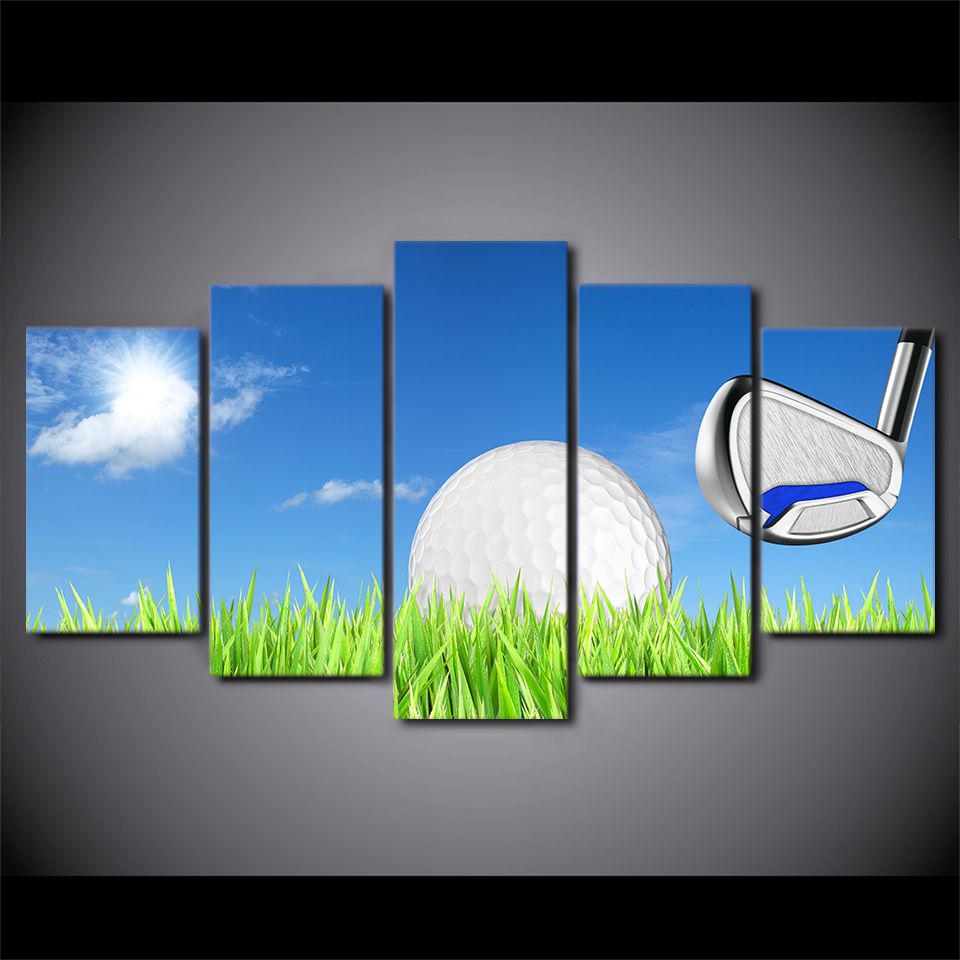 Acheter Pas Cher Hd Toile Imprimée Art Peinture De Golf Balles De Golf Et  Club Mur Photos Pour Living Room Livraison Gratuite Du 36,7 € | Fr.dhgate