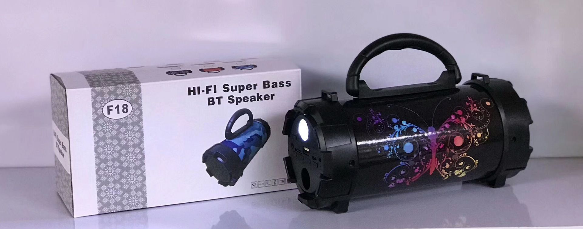 f18 hifi super bass bt speaker