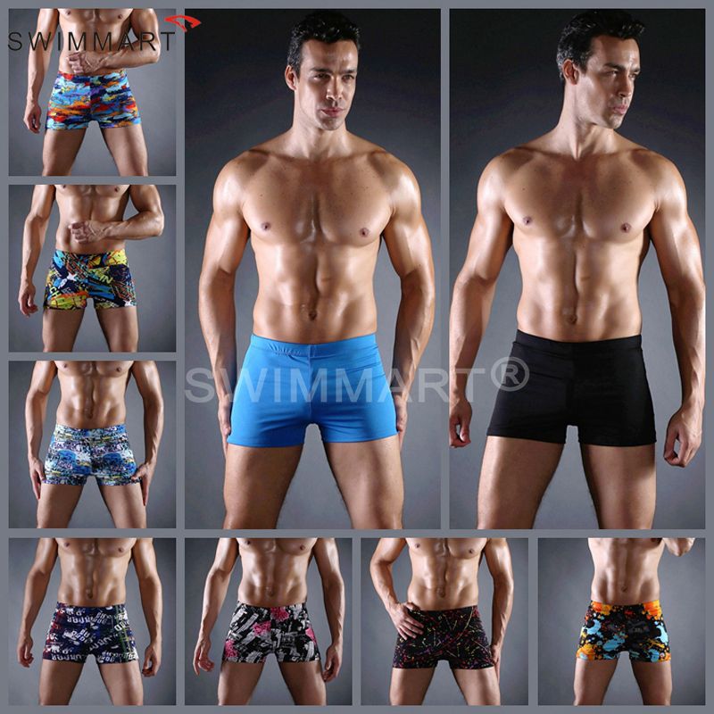 boys slim swim trunks